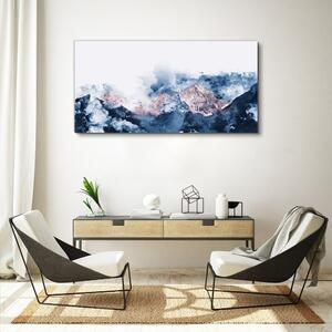 Obraz na plátně Obraz na plátně Moderní akvarel hory