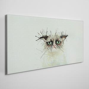 Obraz na plátně Obraz na plátně Akvarel kočičí zvíře