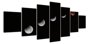 Fáze měsíce - obraz (210x100cm)