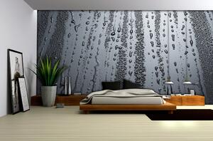 3D Fototapeta Kapky deště vlies 152,5 x 104 cm