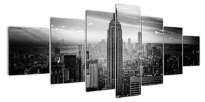 Černobílý obraz města - New York (210x100cm)