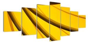 Žlutá abstrakce (210x100cm)