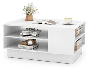 Konferenční stolek Costway obdélníkový 86 x 56 x 41 cm bílý