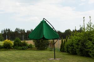 Bestent Zahradní slunečník skládací 350cm Dark Green