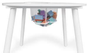ECOTOYS Dětský dřevěný stolek MODERN + 2 židle