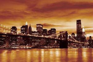 Fototapeta Brooklyn Bridge - New York vlies 152,5 x 104 cm