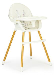 ECOTOYS Dětská jídelní židlička 2v1 Toddler Beige