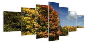 Podzimní krajina, obraz (210x100cm)