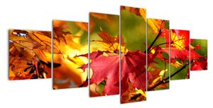 Podzimní listí, obraz (210x100cm)