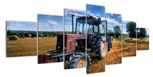 Obraz traktoru v poli (210x100cm)