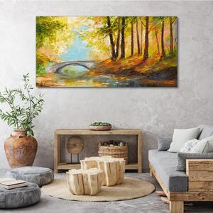 Obraz na plátně Obraz na plátně Malířský lesní most