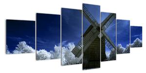 Větrný mlýn - obraz na stěnu (210x100cm)