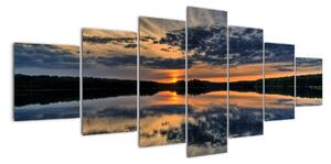 Západ slunce - obraz do bytu (210x100cm)