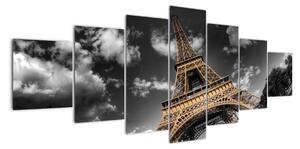 Eiffelova věž - obrazy (210x100cm)