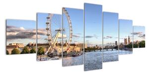 Londýnské oko (London eye) - obraz do bytu (210x100cm)
