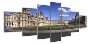 Muzeum Louvre - obraz (210x100cm)