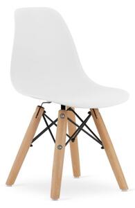 Bestent Dětská židle skandinávský styl Classic White