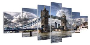 Tower Bridge - moderní obrazy (210x100cm)