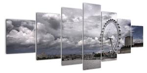 Londýnské oko (London eye) - obraz (210x100cm)