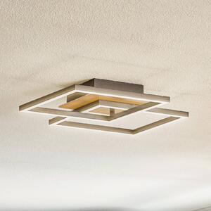 LED stropní světlo Frame Switch dim černá/dřevo