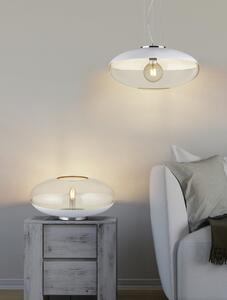 TRIO Stolní lampa Oval White Ø 40 cm