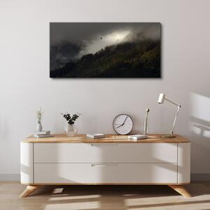 Obraz na plátně Obraz na plátně Malování mrak hory