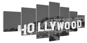 Nápis Hollywood - obraz (210x100cm)