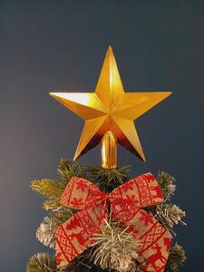 Bestent Špic na vánoční stromek Hvězda 20cm GOLD