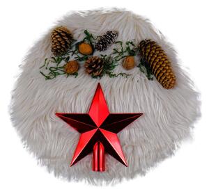 Bestent Špic na vánoční stromek Hvězda 20cm RED
