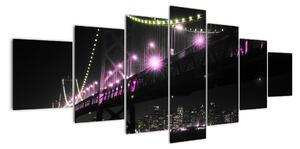 Noční most - obraz (210x100cm)