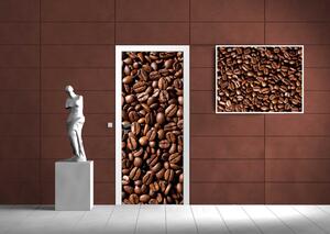 Fototapeta na dveře Kávová zrna vlies 91 x 211 cm