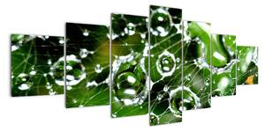 Kapky vody - obrazy (210x100cm)