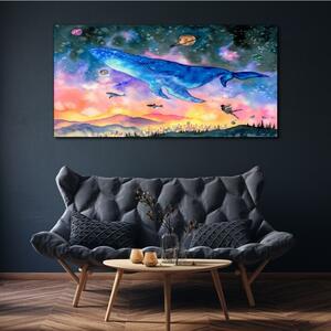 Obraz na plátně Obraz na plátně Abstrakce Městské velryby