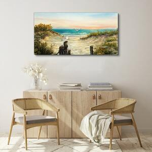 Obraz na plátně Obraz na plátně Pobřeží pláže moře