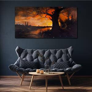 Obraz na plátně Obraz na plátně Abstrakce strom krajina