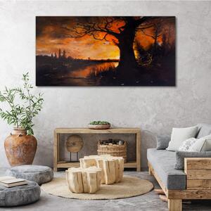 Obraz na plátně Obraz na plátně Abstrakce strom krajina