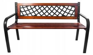 Zahradní lavice s opěradlem Linder Exclusiv MC4412 120x55x74 cm