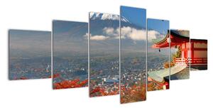 Hora Fuji - moderní obraz (210x100cm)
