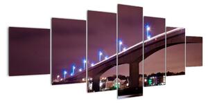Noční most - obraz (210x100cm)