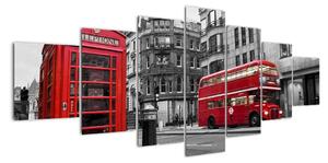 Londýnská ulice - obraz (210x100cm)