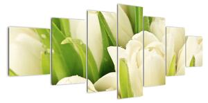 Detail tulipánů - obraz (210x100cm)