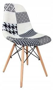 Bestent Jídelní židle 4ks patchworkové White