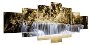 Vodopády - obraz (210x100cm)