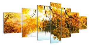 Podzimní krajina - obraz (210x100cm)