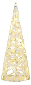 ACA Lighting LED dekorační bavlněný stromek 50 cm, teplá bílá, 30 LED, 3xAA, IP20