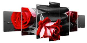 Obraz růží (210x100cm)