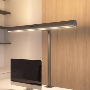 Arcchio LED svítidlo s upínacím držákem Shax, černé, se senzorem, stmívatelné,, stmívatelný, Černá, Pracovna / kancelář, kov, Moderní
