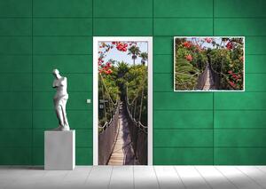 Fototapeta na dveře Bridge in Jungle vlies 91 x 211 cm