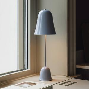 Globen Lighting Stolní lampa Blåklockan, světle modrá, výška 56 cm, Modrá, Obývací pokoj / jídelna, kov, Skandinávský