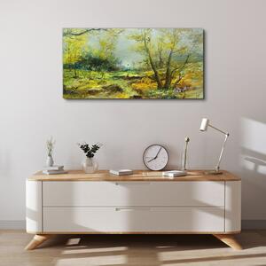 Obraz na plátně Obraz na plátně Moderní abstrakce lesa